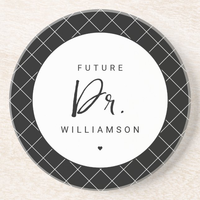 Future Doctor | Medical School Doctoral Student Coaster (Front)