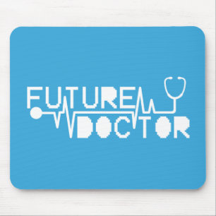 Future doctor medicine Stethoscope Mouse Pad