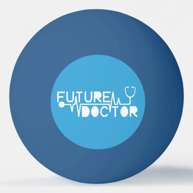 Future doctor medicine Stethoscope Mug Ping Pong Ball (Front)