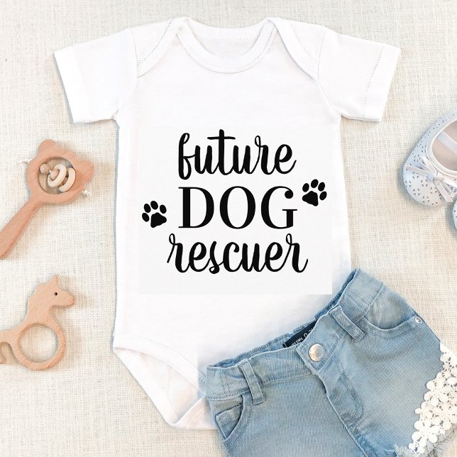 Future Dog Rescuer Cute Baby Bodysuit (Creator Uploaded)