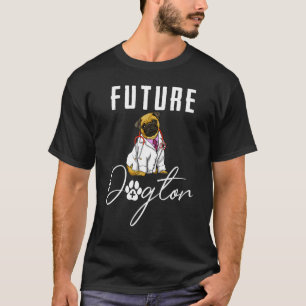 Future Dogtor Pug Women Love Doggy Doctor 3 T-Shirt