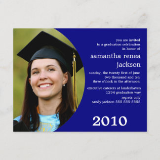 Future Dreamer Graduation Invitation (Blue)