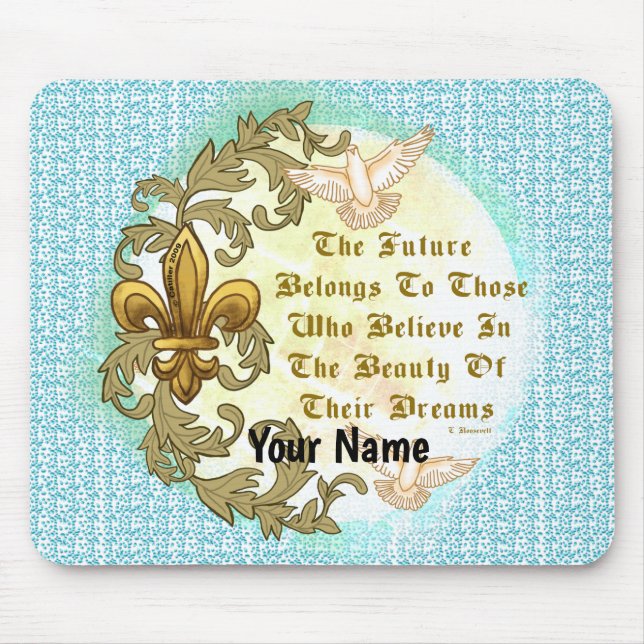 Future Dreams   mousepad  (Front)