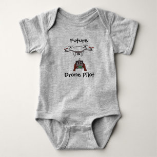 Future Drone Pilot baby romper jump suit Bodysuit