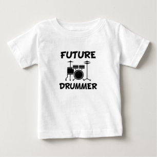 Future Drummer funny baby shirt