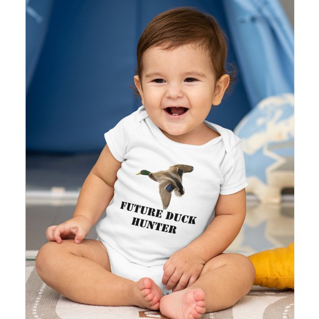 Future Duck Hunter Mallard Hunting Cute Baby Bodysuit (Creator Uploaded)