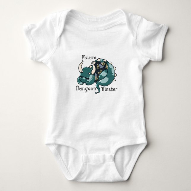 Future Dungeon Master  Baby Bodysuit (Front)