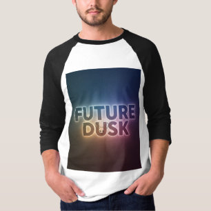 Future Dusk – Neon Desert Fox Design T-Shirt