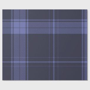 Future Dusk Tartan Wrapping Paper