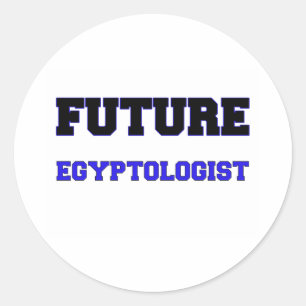Future Egyptologist Classic Round Sticker