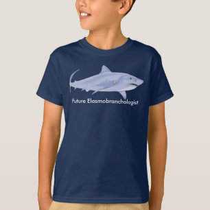 Future Elasmobranchologist with Great White Shark T-Shirt