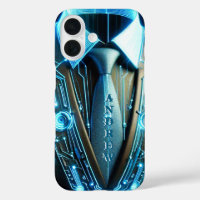 Future Elegance – 4D Necktie iPhone 16 Case