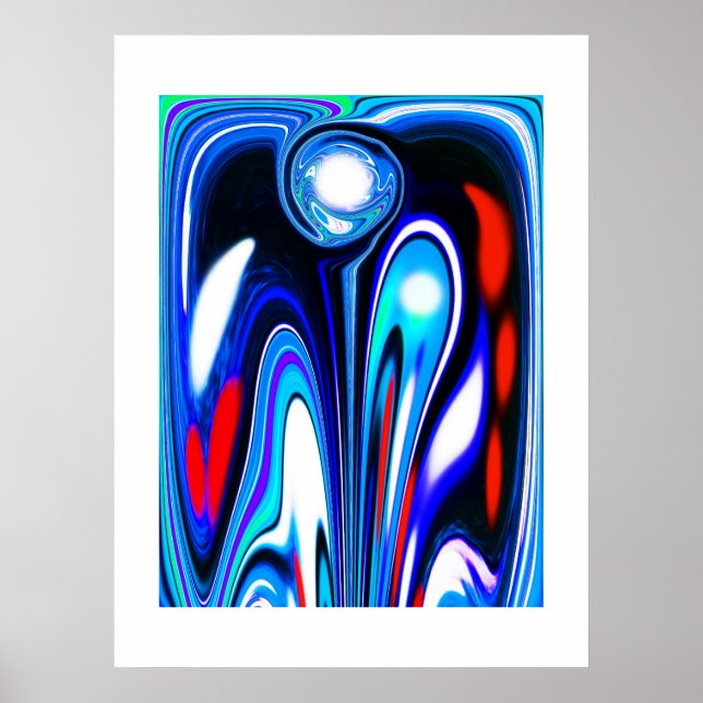 Future Elements art Poster (Front)