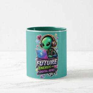Future Energy mug ⚡ Cyber Rebel Coffee Cup 