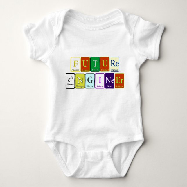 Future Engineer Baby Bodysuit (creeper) (Front)
