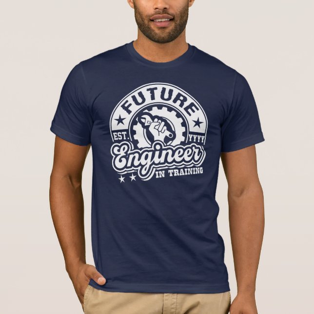 Future Engineer (EST. YEAR Customisable) T-Shirt (Front)