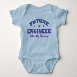 Future Engineer Like My Mummy Baby T-Shirt Baby Bodysuit