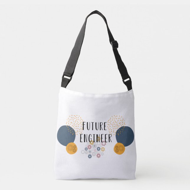 'future engineer' over the shoulder bag (Front)