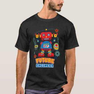 Future Engineer Robotics Engineering Kid Robot T-Shirt