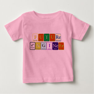Future Engineer Tutu Design Baby T-Shirt
