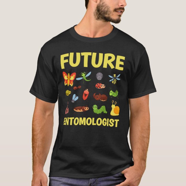 Future Entomologist Bug Catcher Bug Hunter Insect  T-Shirt (Front)