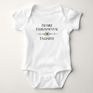 Future Environmental Engineer Decorative Line Baby Bodysuit