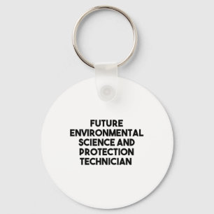 Future Environmental Science And Protection Techni Key Ring