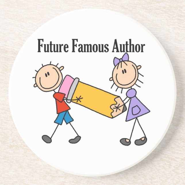 Future Famous Author Coaster (Front)