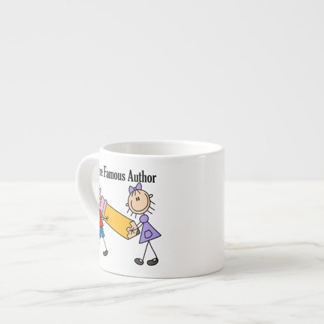 Future Famous Author Espresso Cup (Front Left)