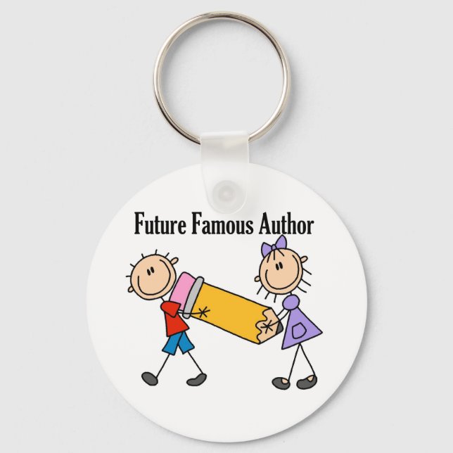 Future Famous Author Key Ring (Front)