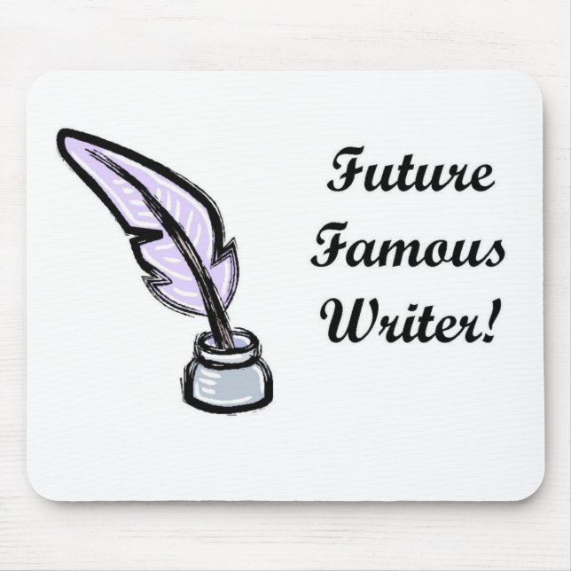 Future Famous Writer Mouse Pad (Front)