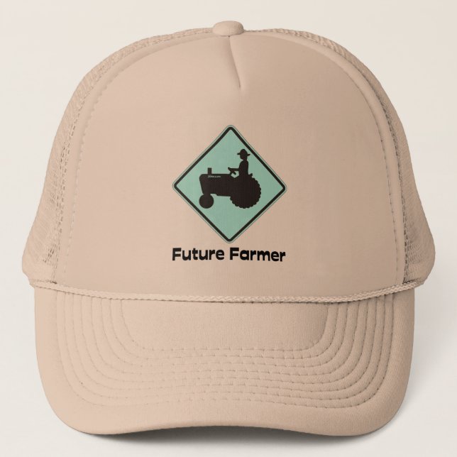 Future Farmer Blue Trucker Hat (Front)