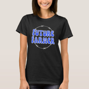 Future Farmer Farm Kids Farming Cows Chickens Catt T-Shirt