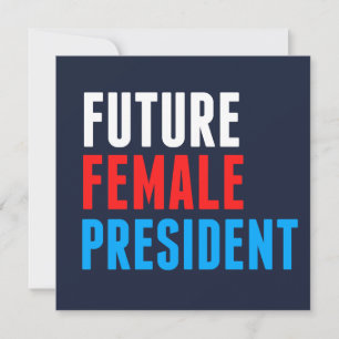 Future Female President Card