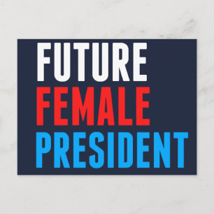 Future Female President Postcard