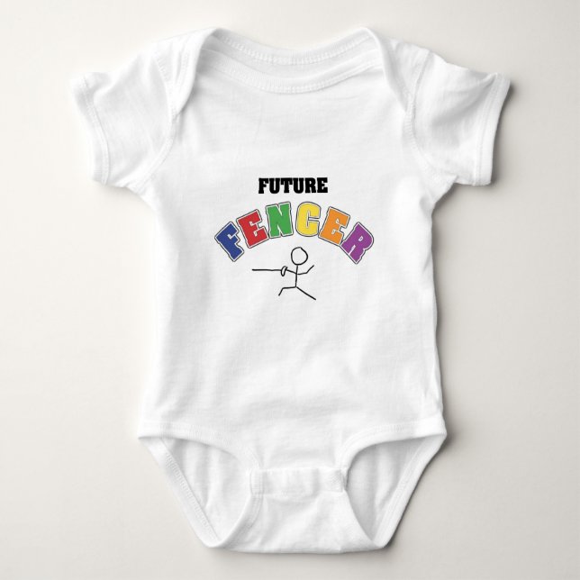 Future Fencer Baby Bodysuit (Front)