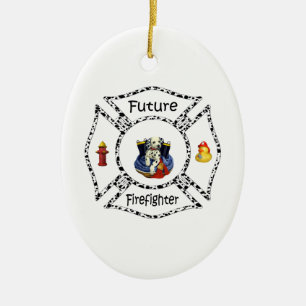 Future FF Dalmation Ceramic Tree Decoration