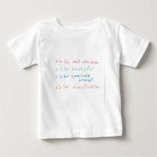 Future Financial Advisor Baby T-Shirt