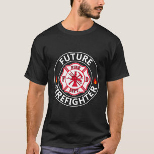 Future Firefighter Fire Fighter Badge Child T-Shirt