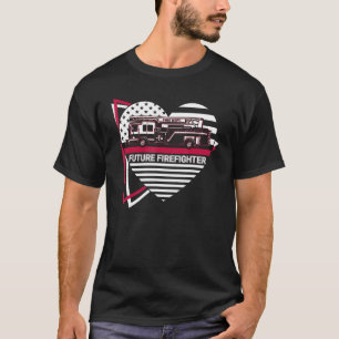 Future Firefighter Future Firefighter Fireman Retr T-Shirt