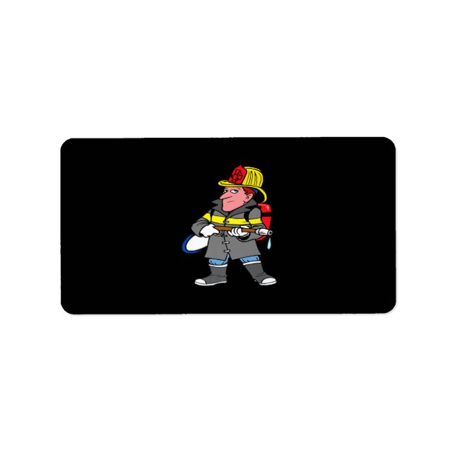 Future Firefighter Hose Jacket & Helmet Rescue Label (Front)