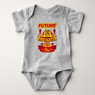 Future Firefighter Like My dad Baby Bodysuit