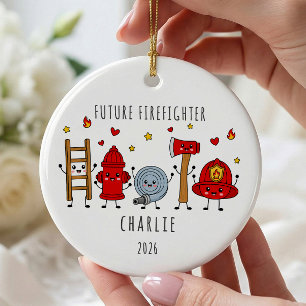 Future Firefighter Personalised Ornament