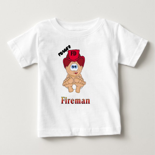Future fireman baby T-Shirt (Front)