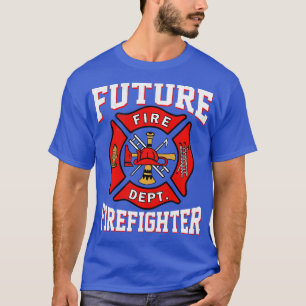 Future Fireman Firefighter In Training Kids Boys Y T-Shirt