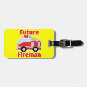 Future Fireman Luggage Tag