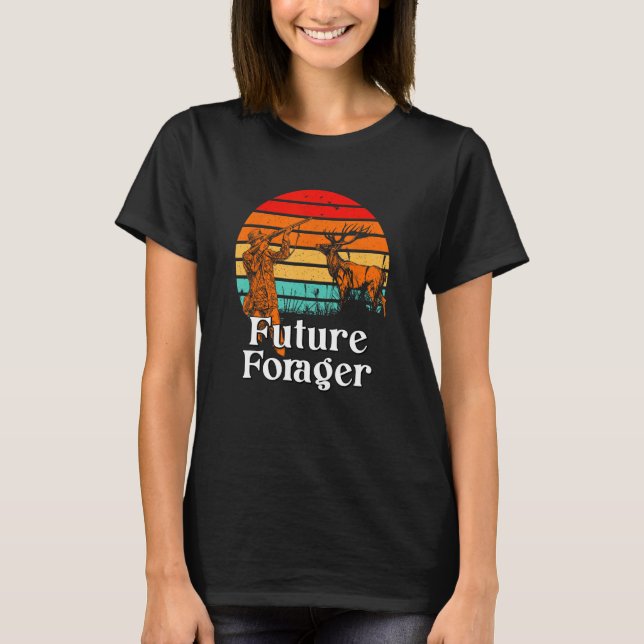 Future Forager Mushroom  Sayings Mushroom Grower Q T-Shirt (Front)
