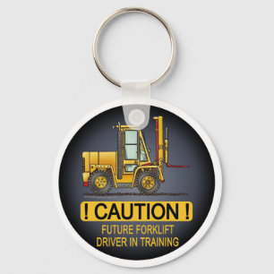 Future Forklift Truck Driver Key Chain