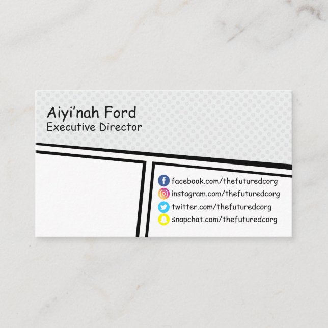 Future Foundation Business Card (Front)