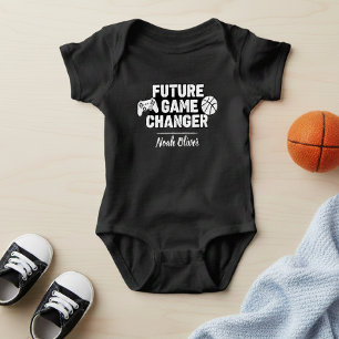 Future Game Changer Personalized Black Bodysuit